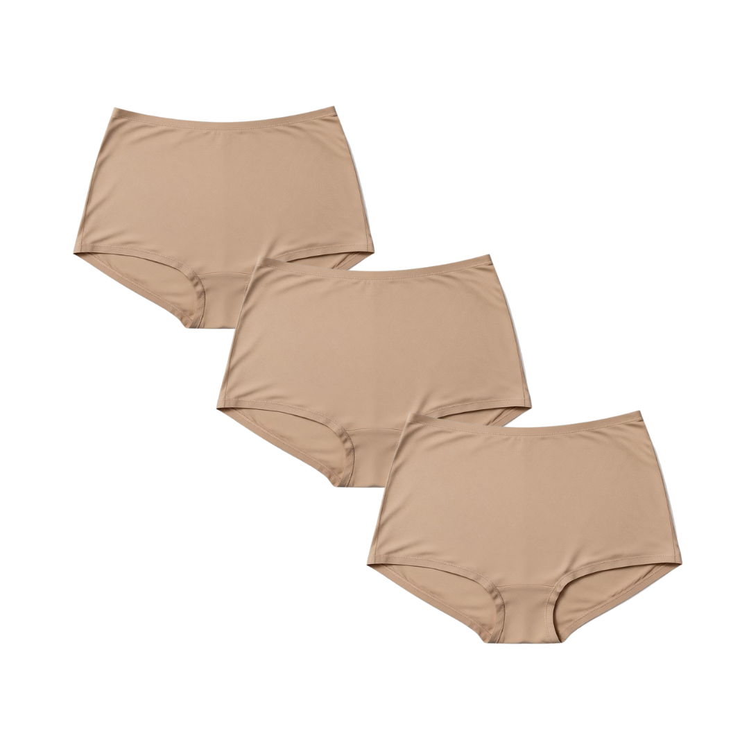Clétte fleurie boyshort underwear 3-pack, women’s comfort underwear