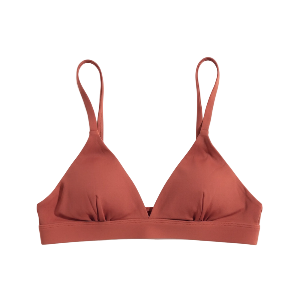 Sofia Triangle Bralette: Coral Sunsets