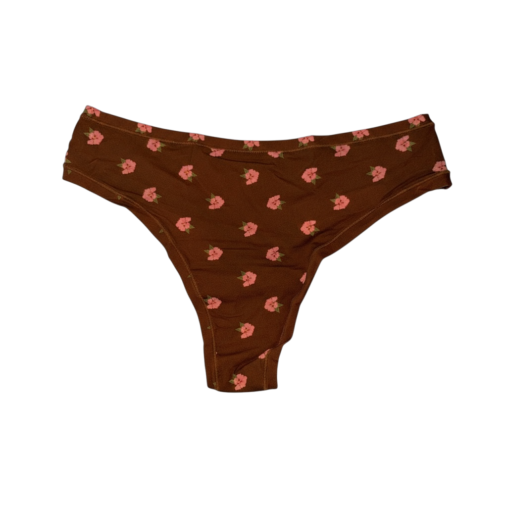 Clétte Sakura full coverage thong underwear, soft women’s comfort thong